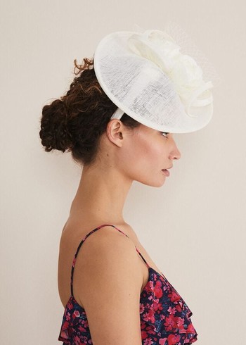 Phase Eight Ivory Flower Fascinator Hats White USA | 8205391-FS